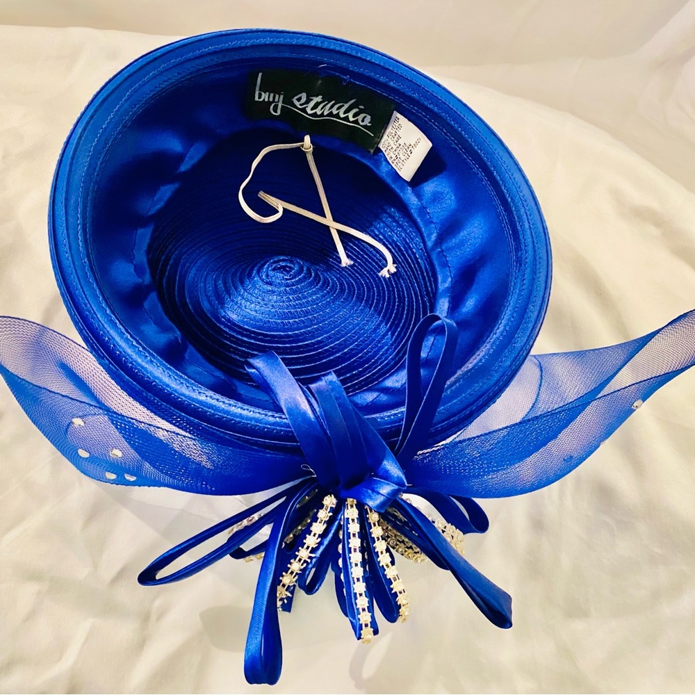 bmj studio Blue Women's Hat - Picture 2 of 8